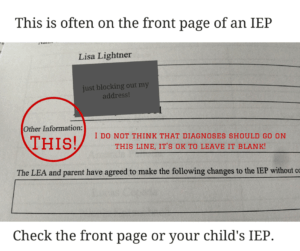 Front page of iep