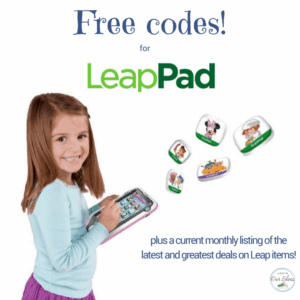 Free codes leap pad smiling little girl with her leap pad