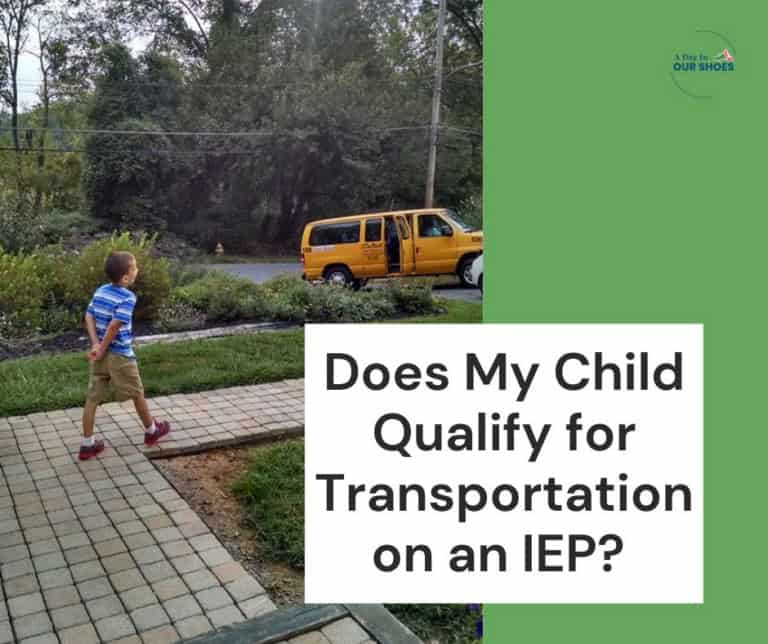 Child walking on sidewalk with school bus in background during daytime.