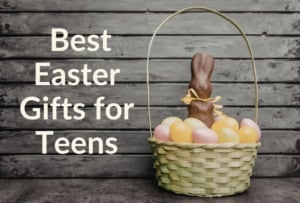 An easter basket representing many fun gift ideas for teens