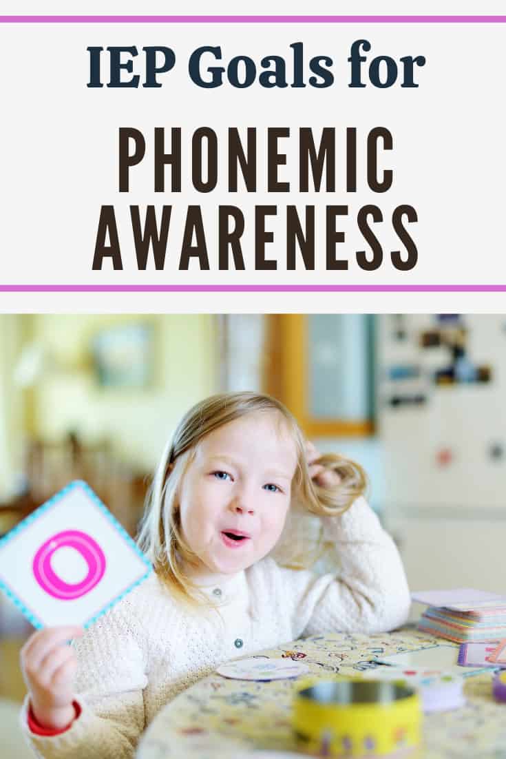 Iep goals for phonemic awareness.
