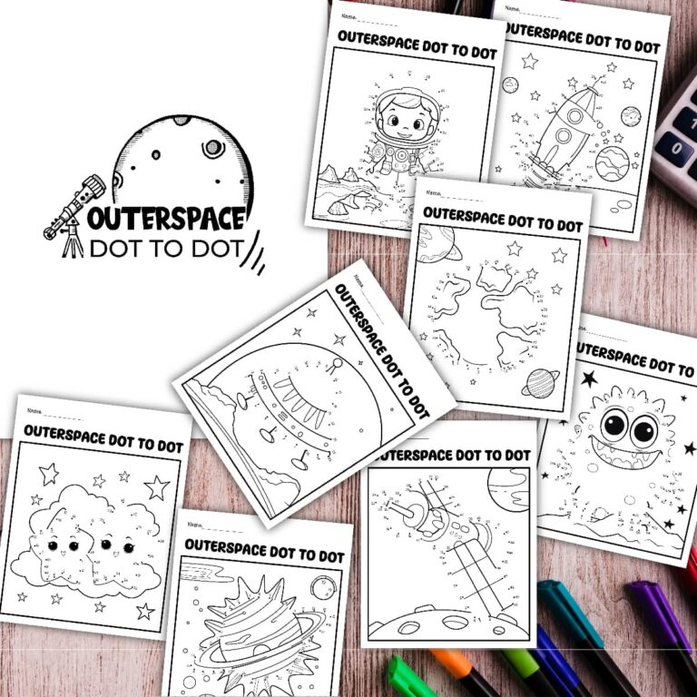 October dot coloring pages for an important day.