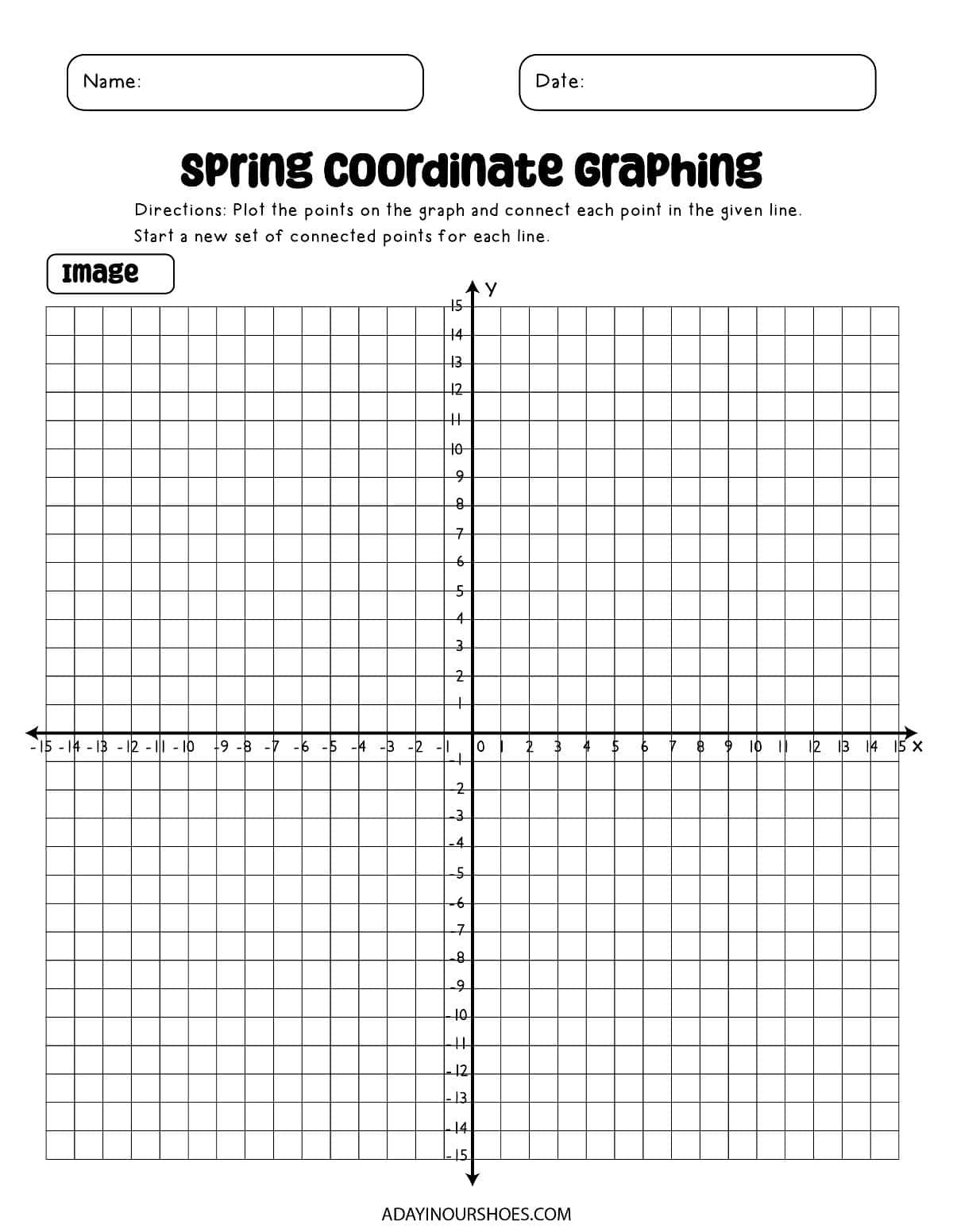 8 Free Printable Coordinate Graphing Picture Worksheets (PDF)