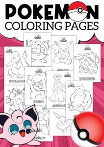 Pokemon coloring pages