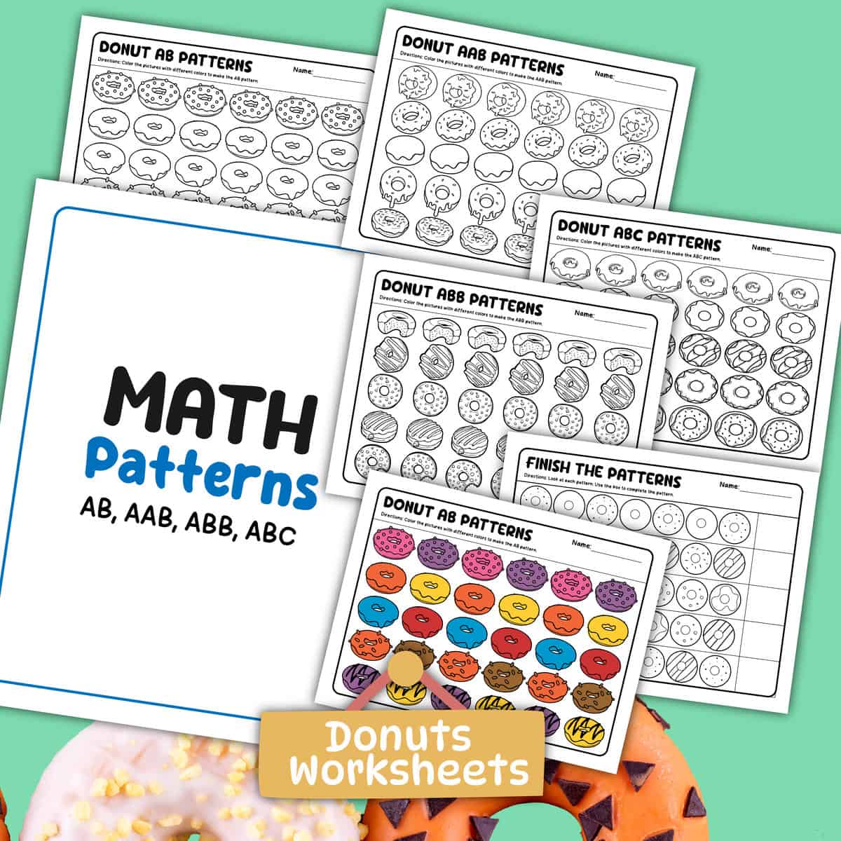 Pattern Worksheets For Kindergarten Math Shape Pattern Worksheets