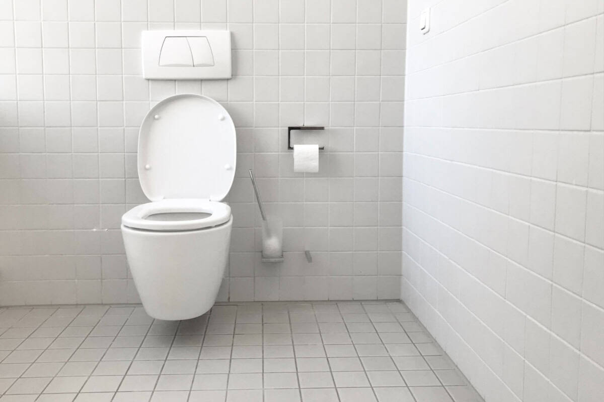 3 sample student toilet protocols for an iep (pdf) 1 A clean and unoccupied bathroom with an open white toilet following toilet protocol for iep, toilet paper roll mounted on the wall, and tiled flooring.