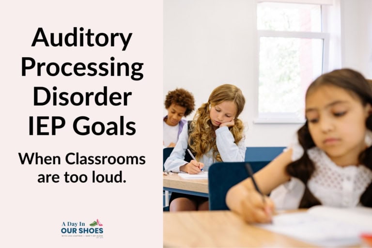 Image iep goals for students with auditory processing challenges in noisy classrooms