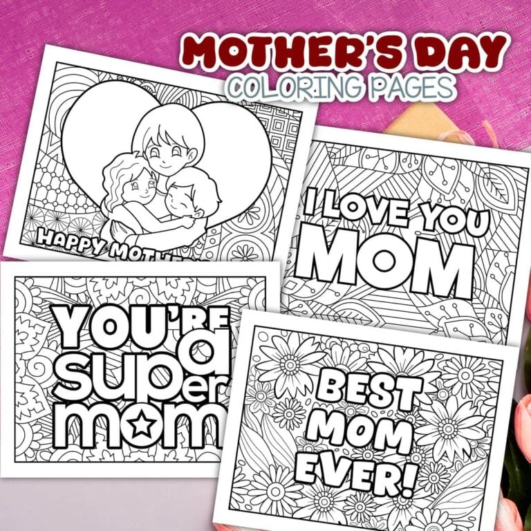Mother's Day Coloring Pages
