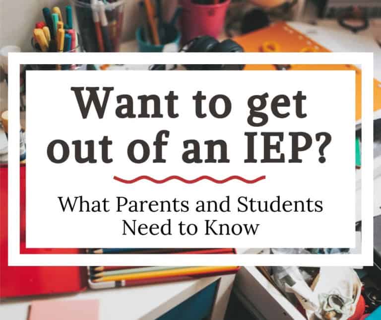 Informative poster about parents' rights to refuse iep or special education services.