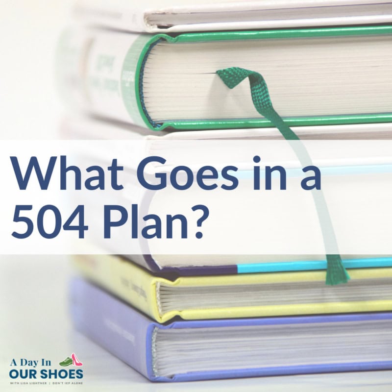 What goes in a 504 plan? 1 A notebook displays "individualized education program" and "504 plan" in vibrant blue and red ink, emphasizing the importance of these educational strategies. Nearby, two pens lie ready to jot down more insights on the essential 504 plan.