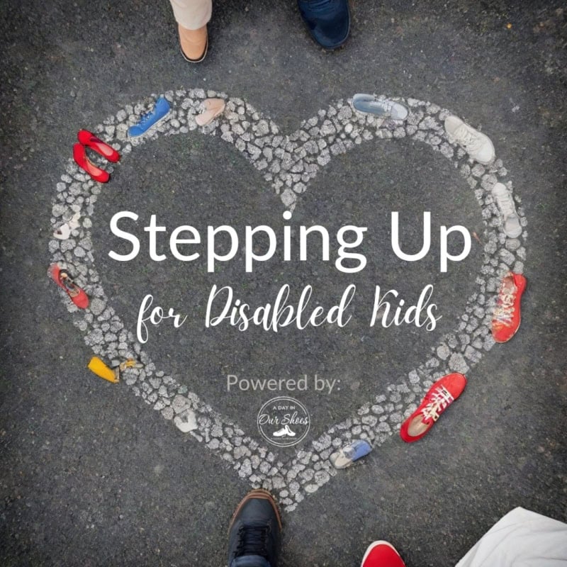 Stepping up for disabled kids: guide to changing special education advocacy and laws in 2025 8 Heart-shaped arrangement of shoes on pavement with the text "stepping up for disabled children. " various colorful shoes outline this heartfelt tribute.