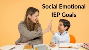 Teacher calmly supporting student with emotional regulation during school day