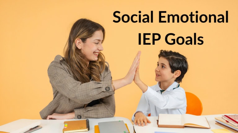 Teacher calmly supporting student with emotional regulation during school day