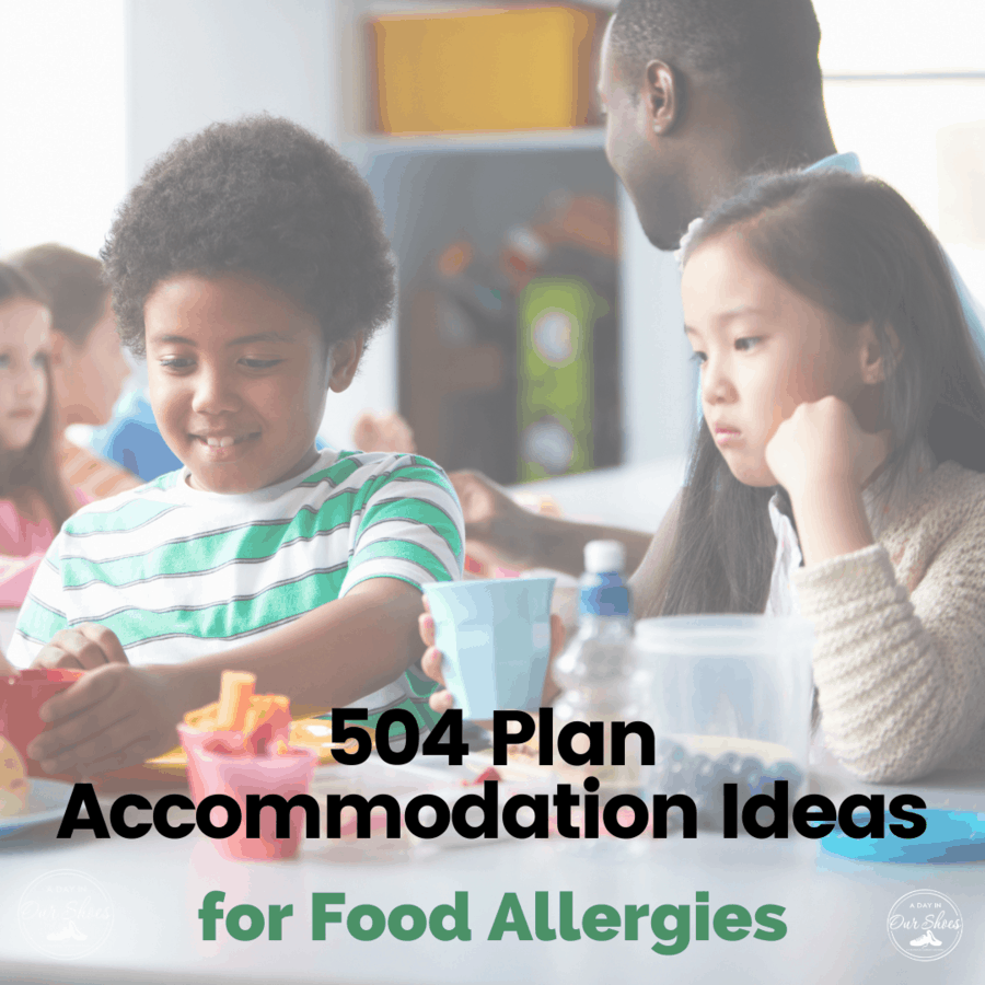 two kids with food allergies eating lunch at school