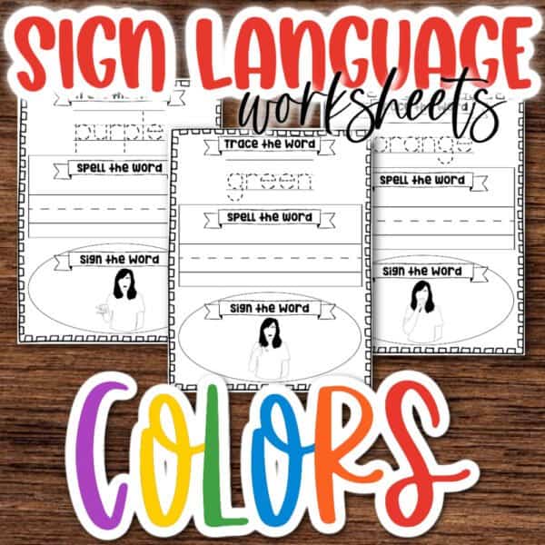 ASL (American Sign Language) and English Alphabet Activity Book: Coloring,  Letter Tracing and Fingerspelling Practice Workbook for Kids and Adults