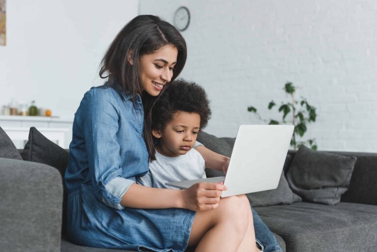 A child can use aac devices at home or at school.