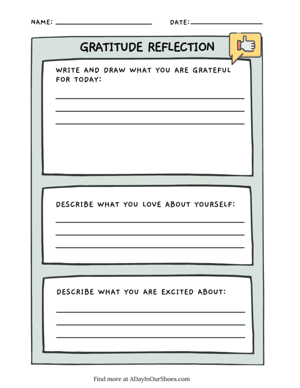 Positive Self Talk 15 Free Worksheets for Kids and Adults