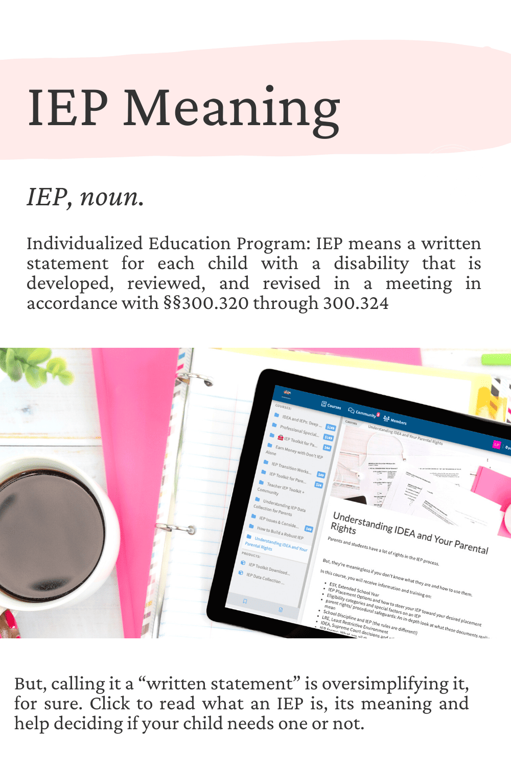 Iep meaning - what is an iep
