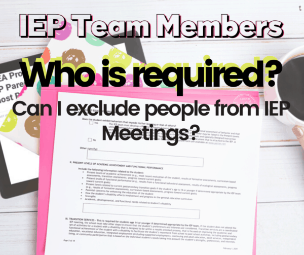 IEP team members