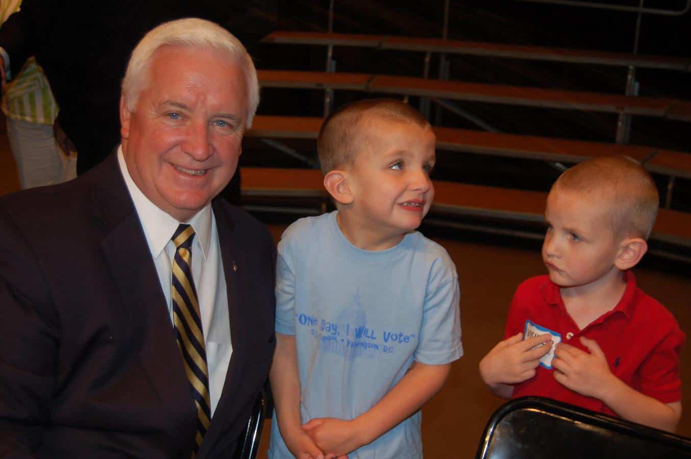 20 patriotism activities for students 1 My boys with governor corbett