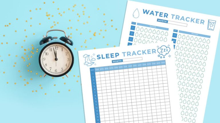 Water and sleep tracker