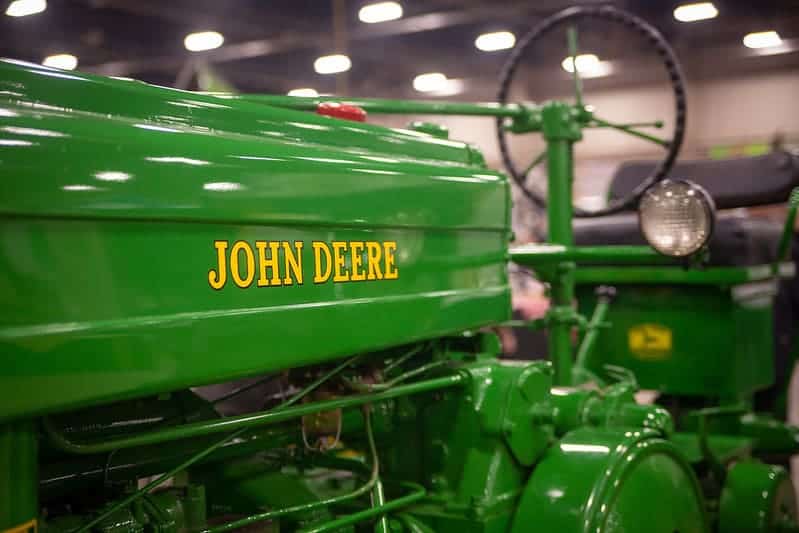Antique john deere tractor