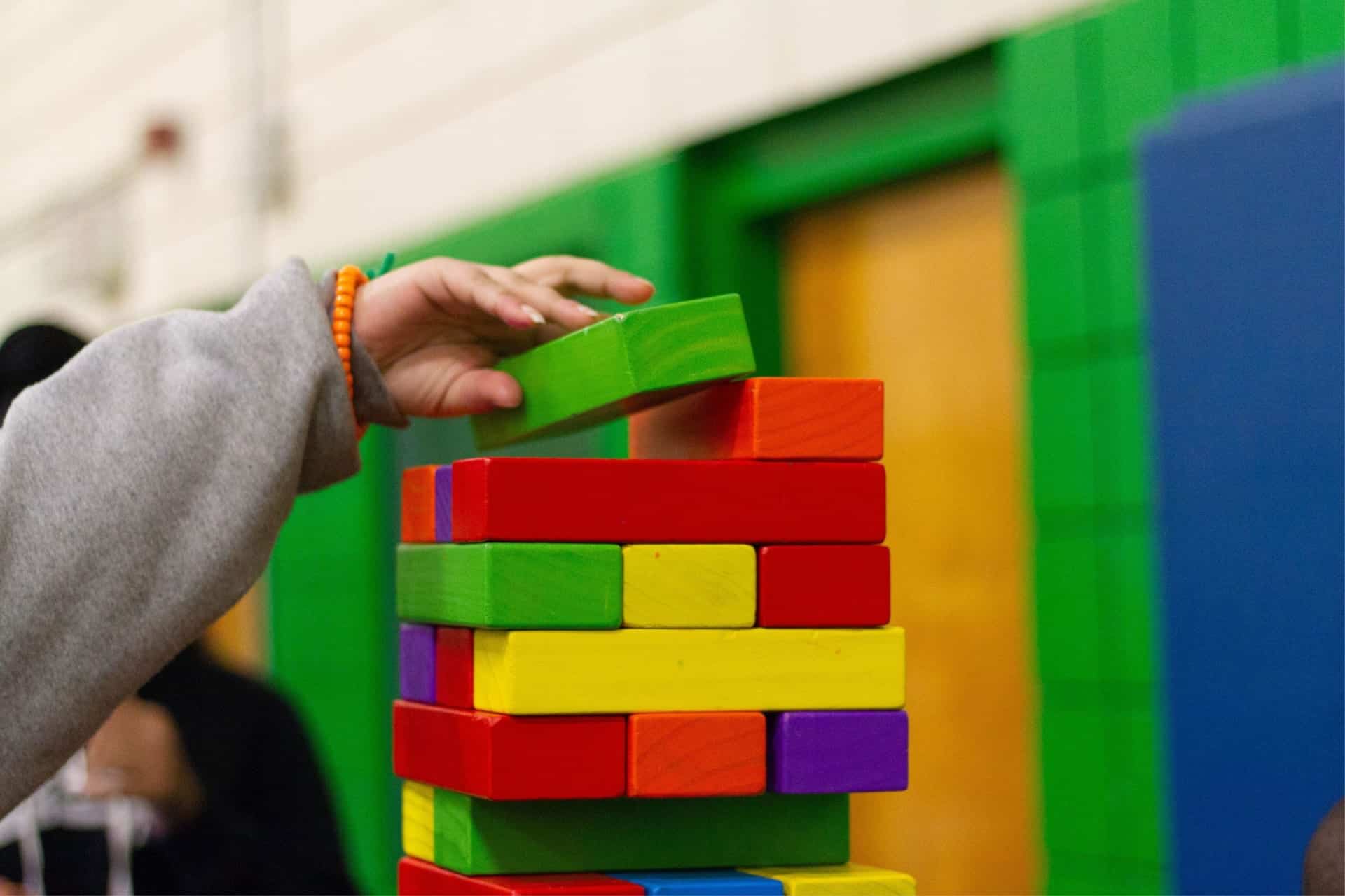 21 fun classroom games for all ages (no prep work! ) 2 Child playing with blocks