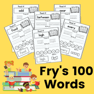 Fry's first 100 words