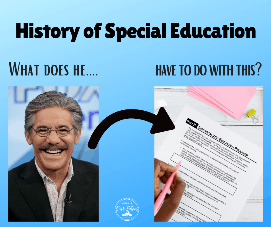 geraldo rivera and an IEP