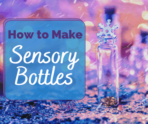 how to make a sensory bottle DIY
