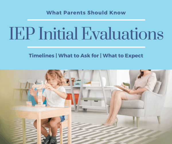 iep initial evaluations