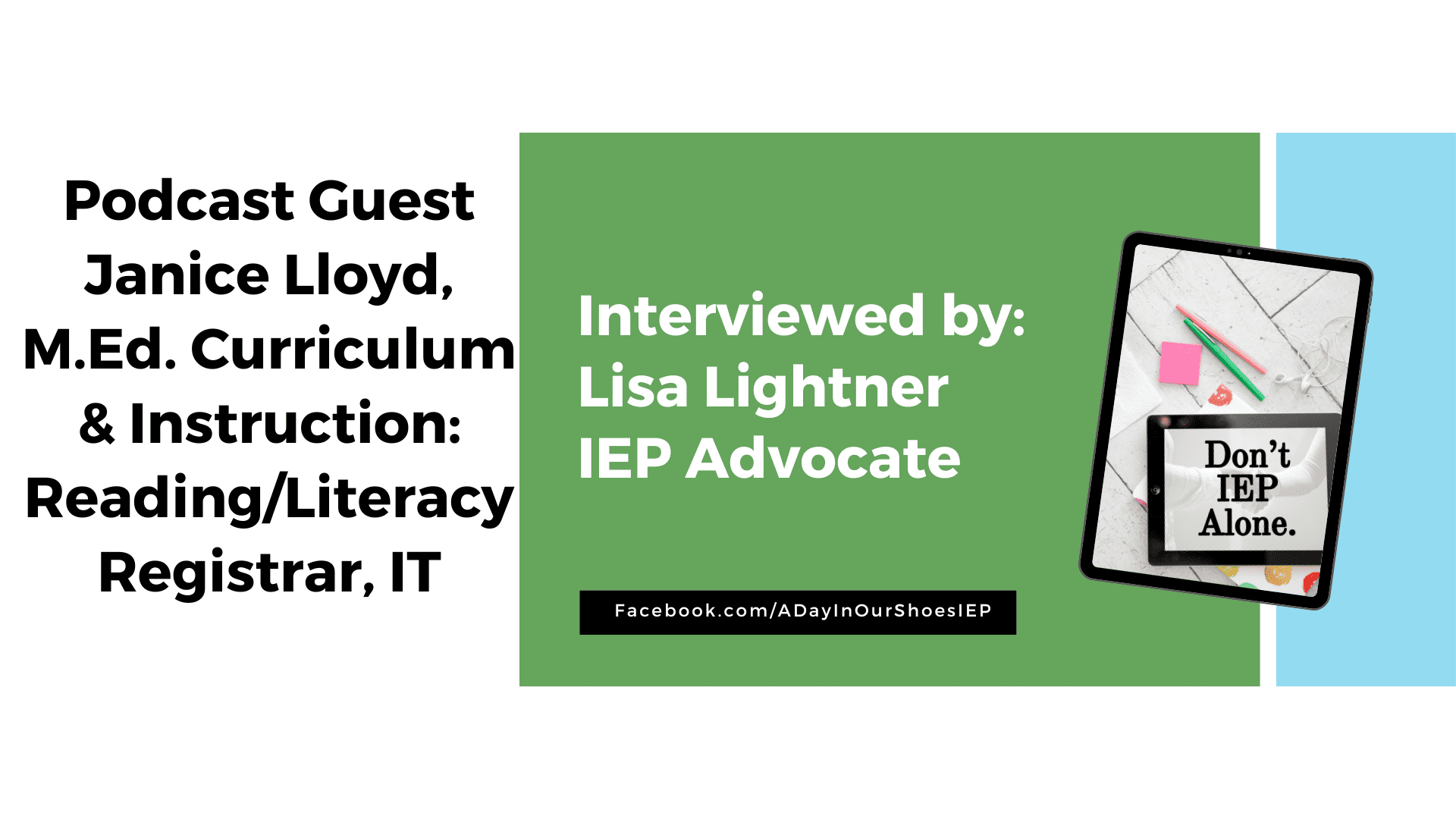 Podcast interview with eip curriculum advocate, janice lloyd.