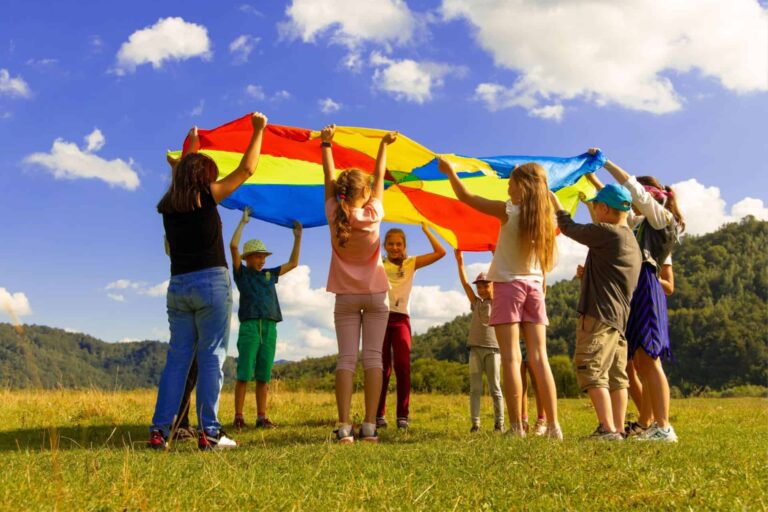 Kids at summer camp