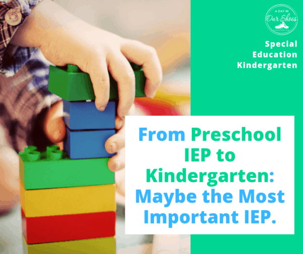 preschool iep to kindergarten