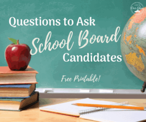 Questions to ask school board candidates
