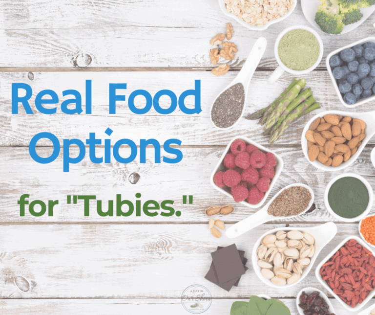 Real food for tubies