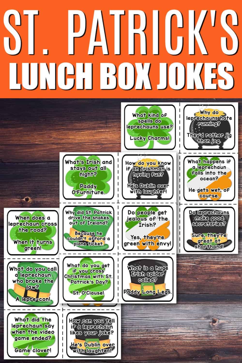 St patricks lunch box jokes