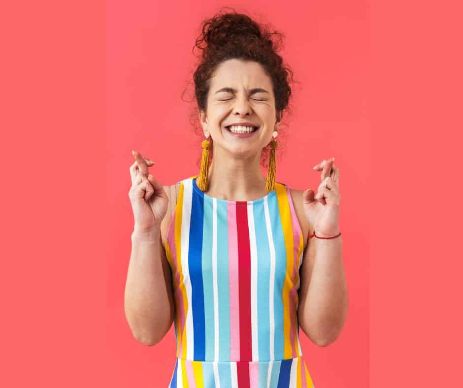 An iep mom crossing her fingers and hoping for the best.